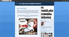 Desktop Screenshot of elfabulosohombreironico.blogspot.com