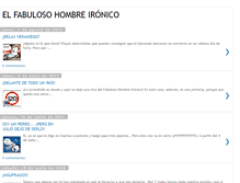 Tablet Screenshot of elfabulosohombreironico.blogspot.com