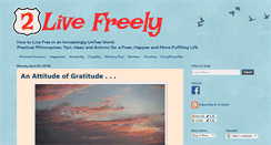 Desktop Screenshot of livingandworkingfree.blogspot.com