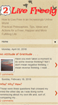 Mobile Screenshot of livingandworkingfree.blogspot.com