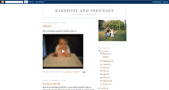Desktop Screenshot of barefoot-n-pregnant.blogspot.com