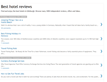 Tablet Screenshot of best-hotel-reviews.blogspot.com