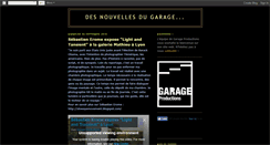 Desktop Screenshot of garageprod.blogspot.com