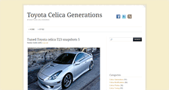 Desktop Screenshot of celica-generations.blogspot.com