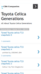 Mobile Screenshot of celica-generations.blogspot.com