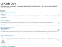 Tablet Screenshot of lahuertalibre.blogspot.com