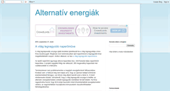 Desktop Screenshot of energiaplusz.blogspot.com