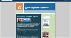 Desktop Screenshot of gymequipmentfitness.blogspot.com