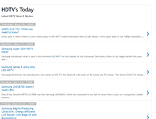 Tablet Screenshot of hdtvstoday.blogspot.com