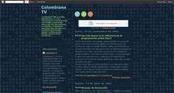 Desktop Screenshot of colombianatv.blogspot.com