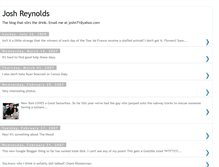 Tablet Screenshot of joshreynolds.blogspot.com