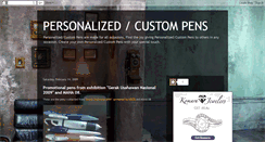 Desktop Screenshot of personalizedcustompens.blogspot.com