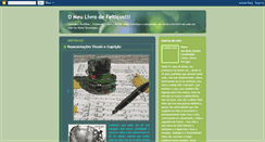 Desktop Screenshot of omeulivrodefeiticos.blogspot.com