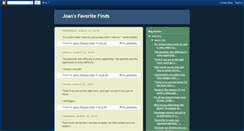 Desktop Screenshot of joansfavorites.blogspot.com