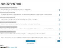 Tablet Screenshot of joansfavorites.blogspot.com