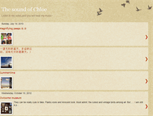 Tablet Screenshot of chloecheang.blogspot.com