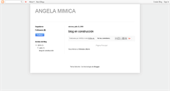 Desktop Screenshot of angelamimica.blogspot.com
