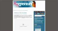 Desktop Screenshot of espece2com.blogspot.com