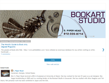 Tablet Screenshot of bookartstudio.blogspot.com