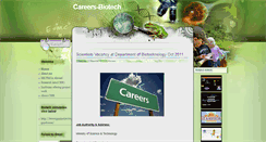 Desktop Screenshot of careers-biotech.blogspot.com