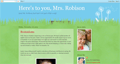 Desktop Screenshot of meettherobisons.blogspot.com