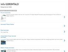 Tablet Screenshot of infoprovinsigorontalo.blogspot.com