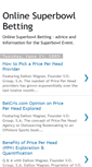 Mobile Screenshot of onlinesuperbowlbetting.blogspot.com
