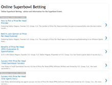 Tablet Screenshot of onlinesuperbowlbetting.blogspot.com