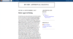 Desktop Screenshot of bushs-approval-rating-955.blogspot.com