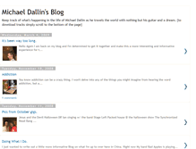 Tablet Screenshot of michaeldallin.blogspot.com