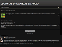 Tablet Screenshot of lecturasdramaticasenaudio.blogspot.com