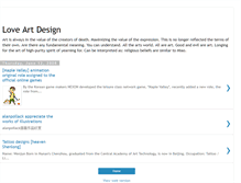 Tablet Screenshot of love-art-design.blogspot.com