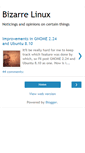 Mobile Screenshot of bizarrelinux.blogspot.com
