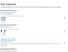 Tablet Screenshot of flexindonesia.blogspot.com