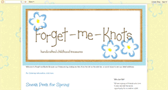 Desktop Screenshot of forgetmeknotstreasures.blogspot.com