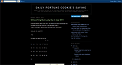 Desktop Screenshot of myfortunecookiesays.blogspot.com
