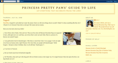 Desktop Screenshot of princessprettypaws.blogspot.com