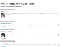 Tablet Screenshot of princessprettypaws.blogspot.com