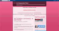 Desktop Screenshot of an-independent-voice.blogspot.com