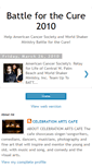 Mobile Screenshot of battleforthecure2010.blogspot.com