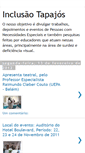 Mobile Screenshot of inclusaotapajos.blogspot.com