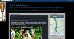 Desktop Screenshot of canoetothefuture.blogspot.com