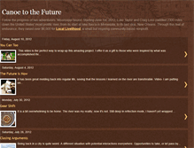 Tablet Screenshot of canoetothefuture.blogspot.com