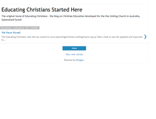 Tablet Screenshot of educatingchristians.blogspot.com