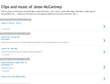 Tablet Screenshot of jessemccartneyvids.blogspot.com