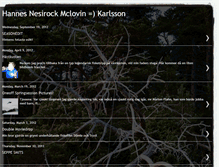 Tablet Screenshot of hanneskarlsson.blogspot.com