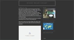 Desktop Screenshot of buddybearsdiary.blogspot.com