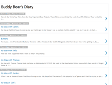 Tablet Screenshot of buddybearsdiary.blogspot.com