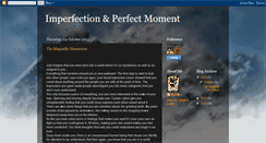 Desktop Screenshot of imperfectionperfectmoment.blogspot.com