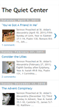 Mobile Screenshot of findthequietcenter.blogspot.com